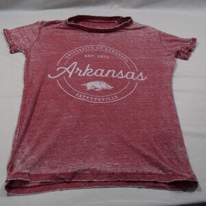 Pressbox Arkansas Razorbacks Women' SS size S 799